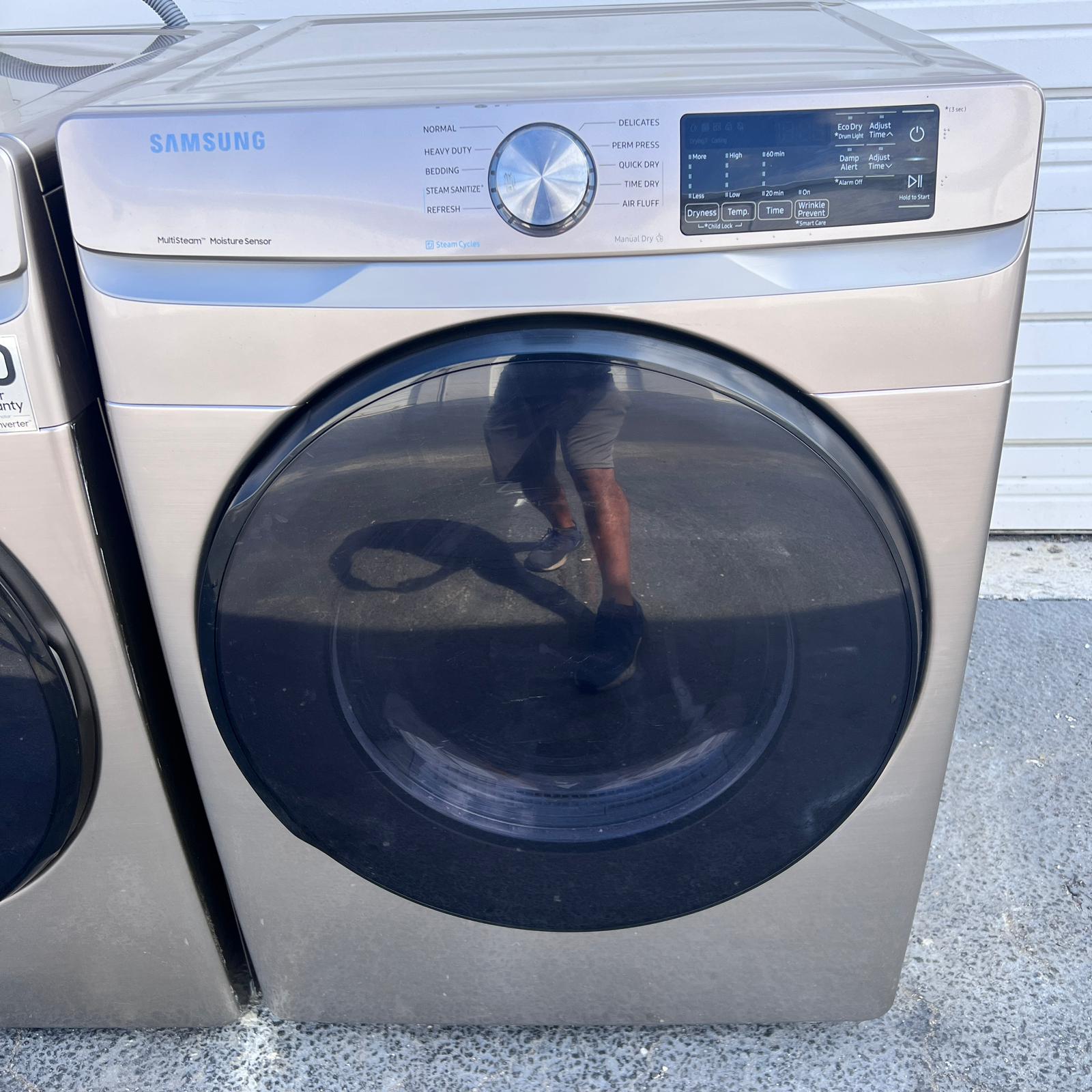 Samsung Washer and Dryer Front Load Set - Champagne Samsung Washer and Dryer Front Load Set - Champagne